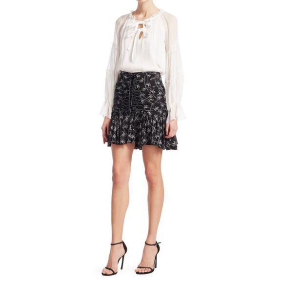 Cinq à Sept Amelia Floral Mini Skirt - Picture 11 of 11